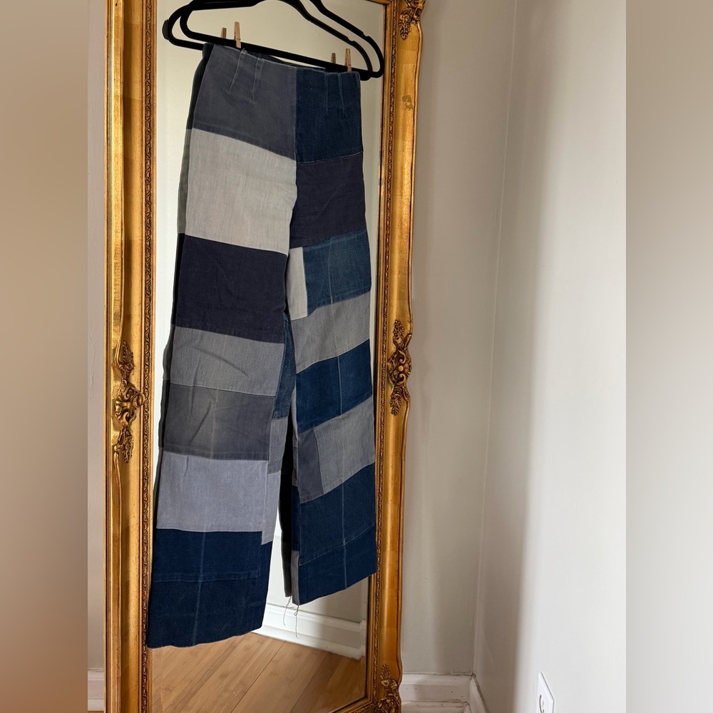 Homemade Vintage Patchwork Jeans